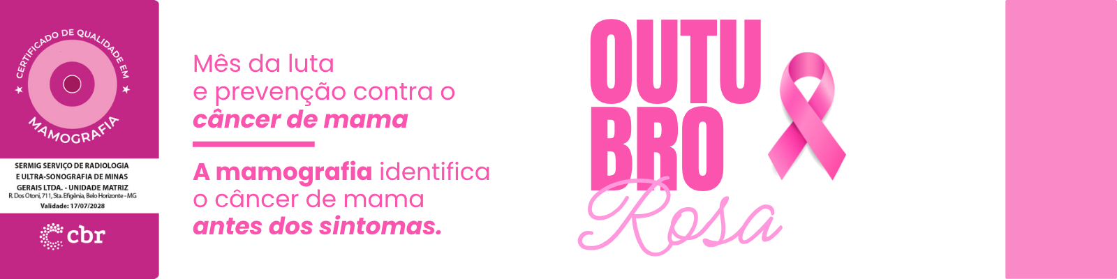Campanha outubro rosa para site